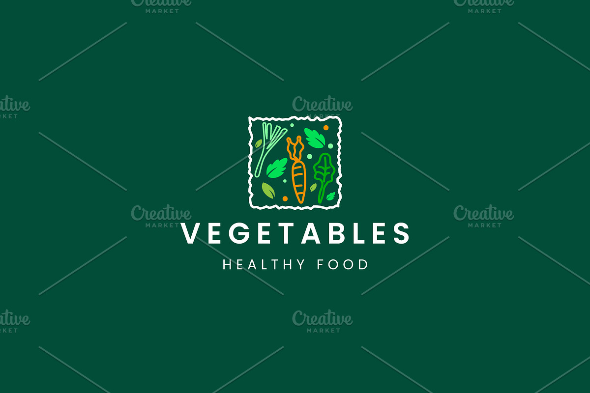 Salad icon template illustration, a Branding & Logo Template by Dyn Studio (Photo 1 of 2)