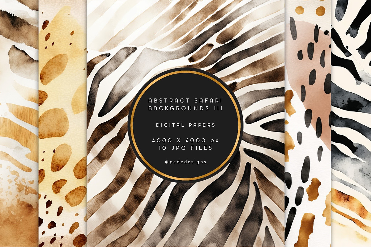 Abstract Safari Backgrounds, a Texture Graphic by PeDe Designs (Photo 7 of 9)