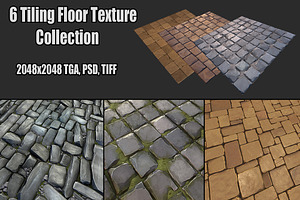 Tiling Stone Floor Collection, a Textures & Material 3D Model by Environment Design