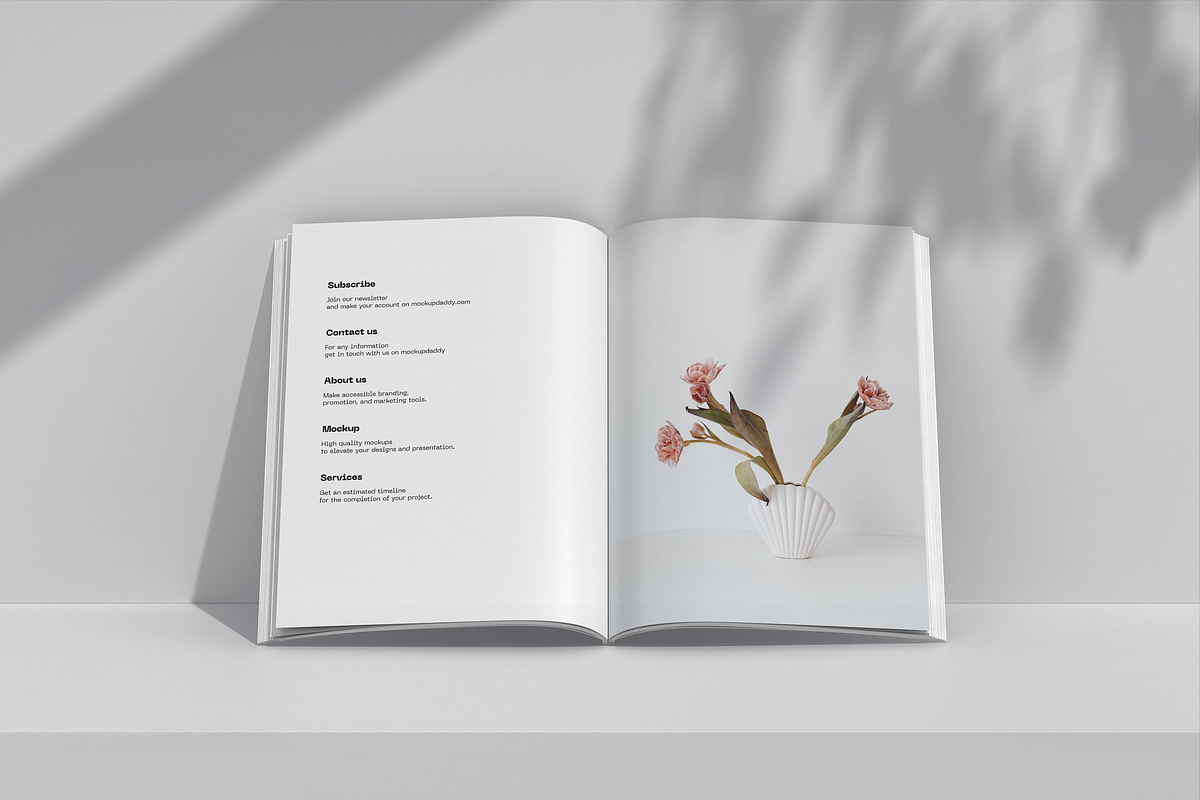 US Letter Magazine Mockup, a Books & Magazine Mockup by Mockupdaddy (Photo 12 of 18)