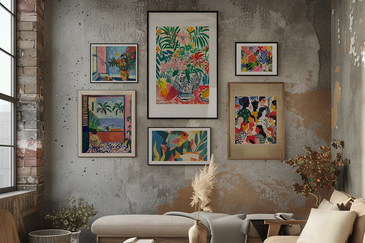 Poster gallery. Matisse 91, a Decorative Illustration by Chikovnaya (Photo 7 of 16)