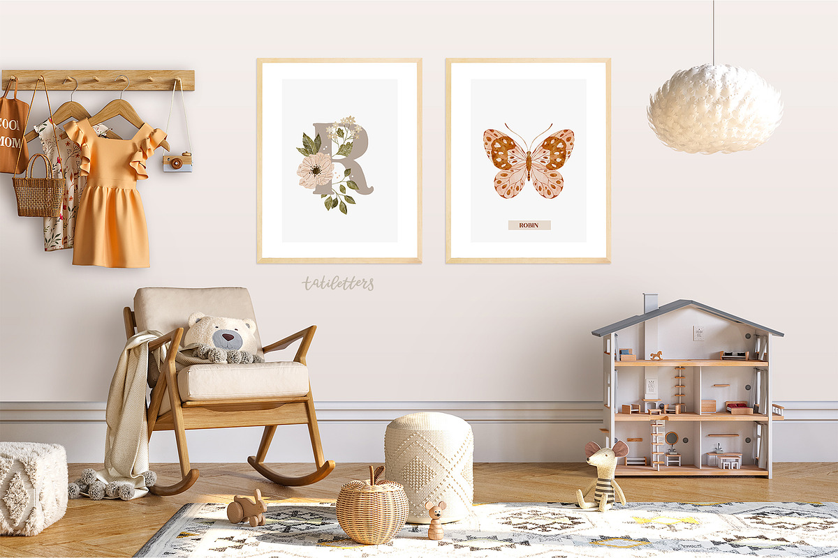 Bloom Butterflies and Flowers, a Decorative Illustration by tatiletters (Photo 3 of 15)