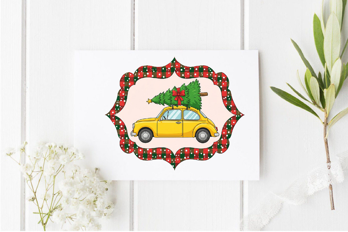 Christmas Coquette Frame Clipart, an Illustration by Design Market (Photo 4 of 6)
