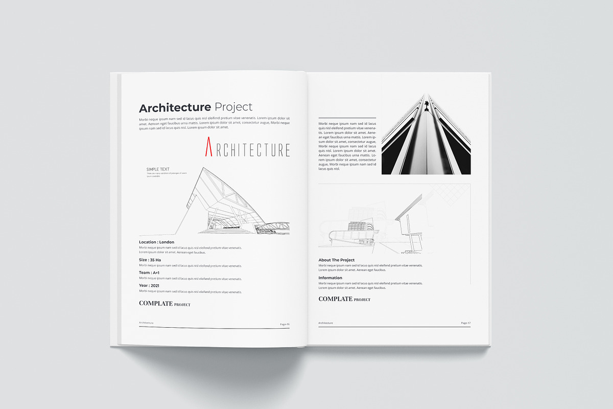 QUATER | Architecture Portfolio, a Brochure Template by obayes (Photo 15 of 18)