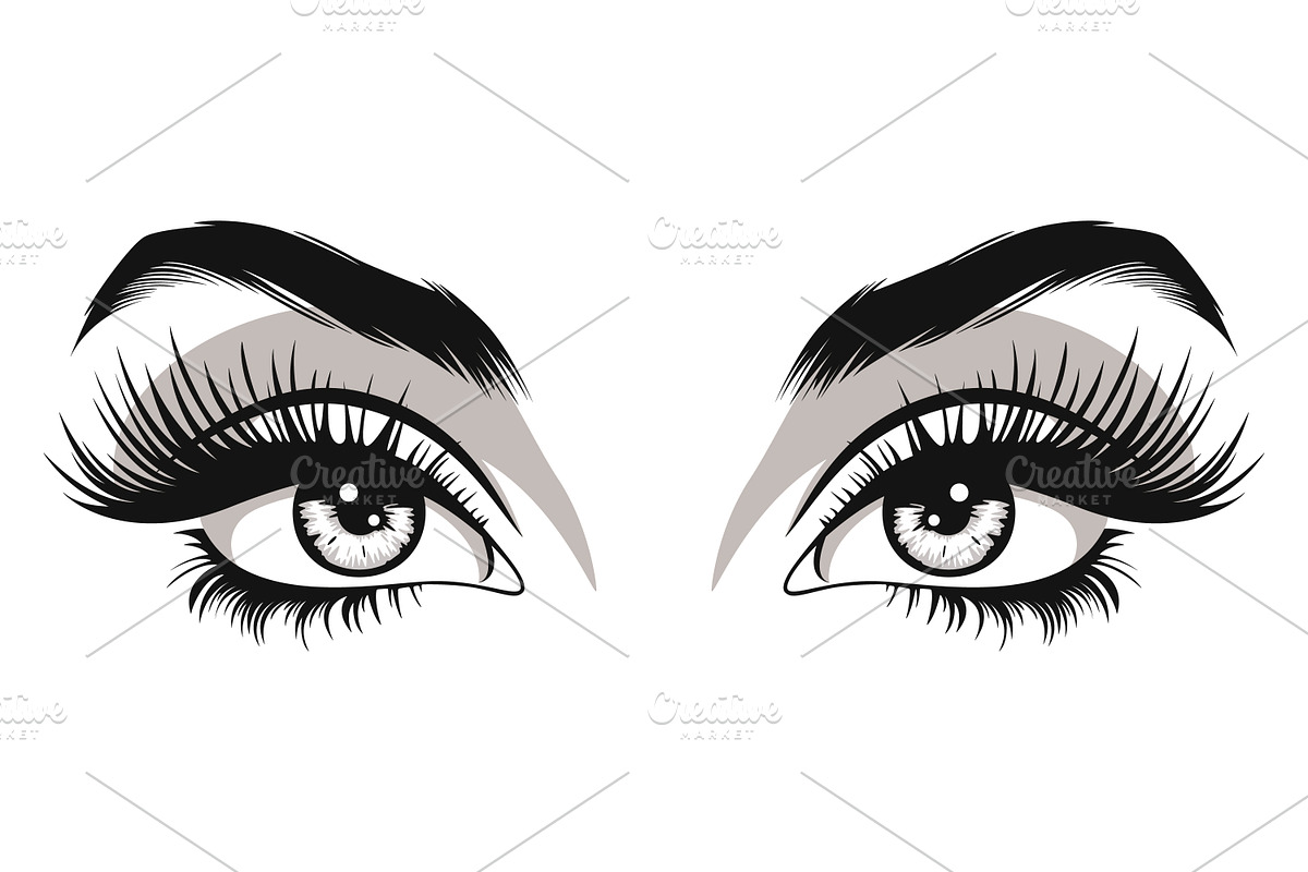 Vector Women's Eye., an Object Graphic by Gomolach (Photo 7 of 18)