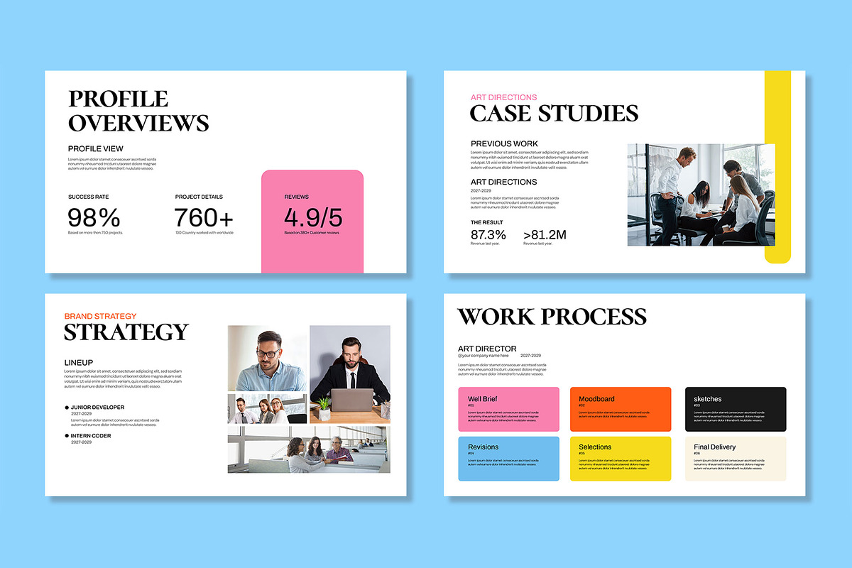 Modern Portfolio Presentation, a Presentation Template by Mighty-Slide (Photo 3 of 5)