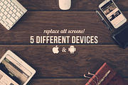 11 Hero Mockup Images, an iPhone Mockup by ZedProMedia (Thumbnail 2 of 5)