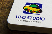 Ufo Studio Logo Template, a Branding & Logo Template by mesuka (Thumbnail 1 of 2)