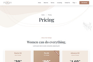 Business Coach For Women Template