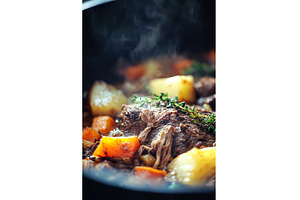 Pot Roast with Potatoes and Carrots, a Food & Drink Photo by Lermont51