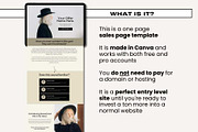 Canva Sales Page - Black and Beige, a Templates & Theme by Freedom Business Shop (Thumbnail 3 of 10)