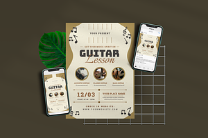 Guitar Lesson Flyer