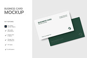 Business Cards Mockup PSD, an Advertising Mockup by graphypix (Thumbnail 2 of 4)