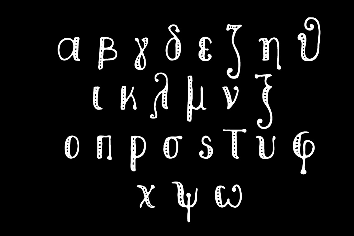 Nikolaidis Handwrinting font preview 4