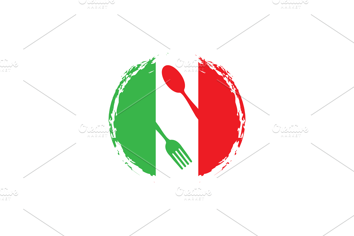 italian food restaurant logo, a Branding & Logo Template by devastd