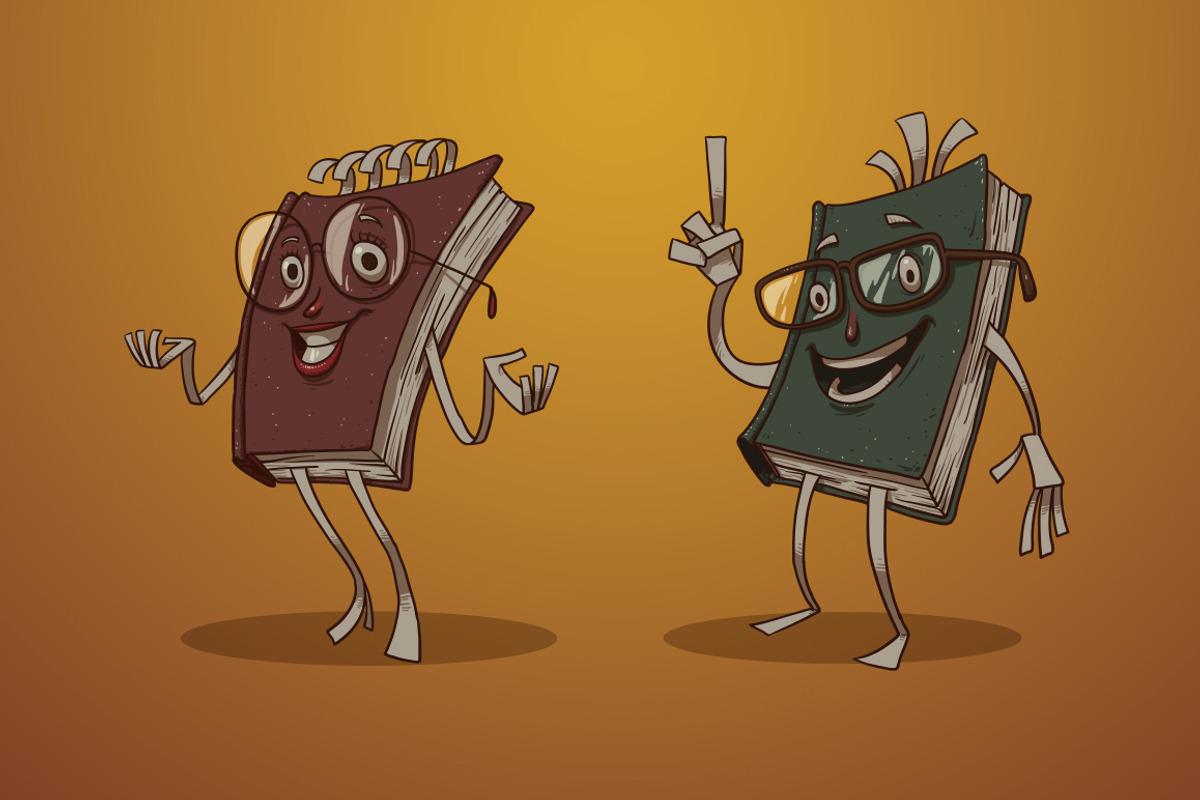 Smart Books, an Education Illustration by IvanNikulin (Photo 2 of 2)