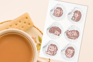 675 Kawaii Animals Procreate Stamps