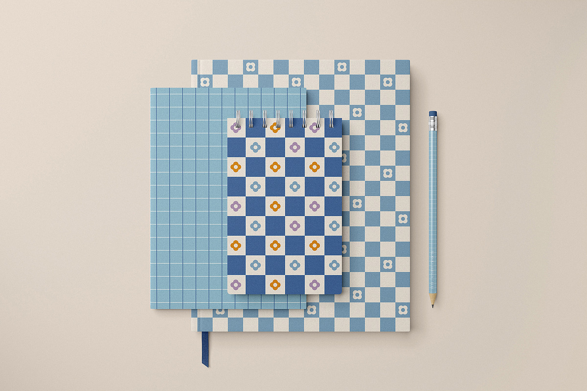 Retro Checkered Patterns, a Pattern Graphic by May Motif (Photo 12 of 21)