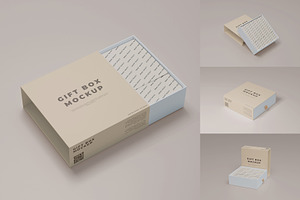 Bundle Gift Box Mockup