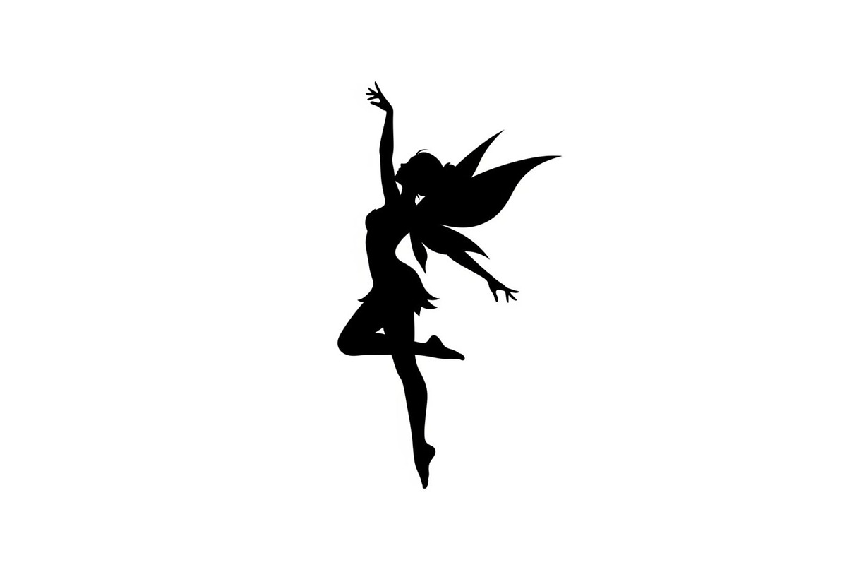 Magical Fairy Silhouette Bundle, an Illustration by jahid234 (Photo 7 of 51)