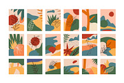 Set of handmade geometric background, an Illustration by Nomber_86 (Thumbnail 2 of 7)
