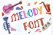 Melody Font, a Symbol Font by OWPictures (Thumbnail 1 of 5)