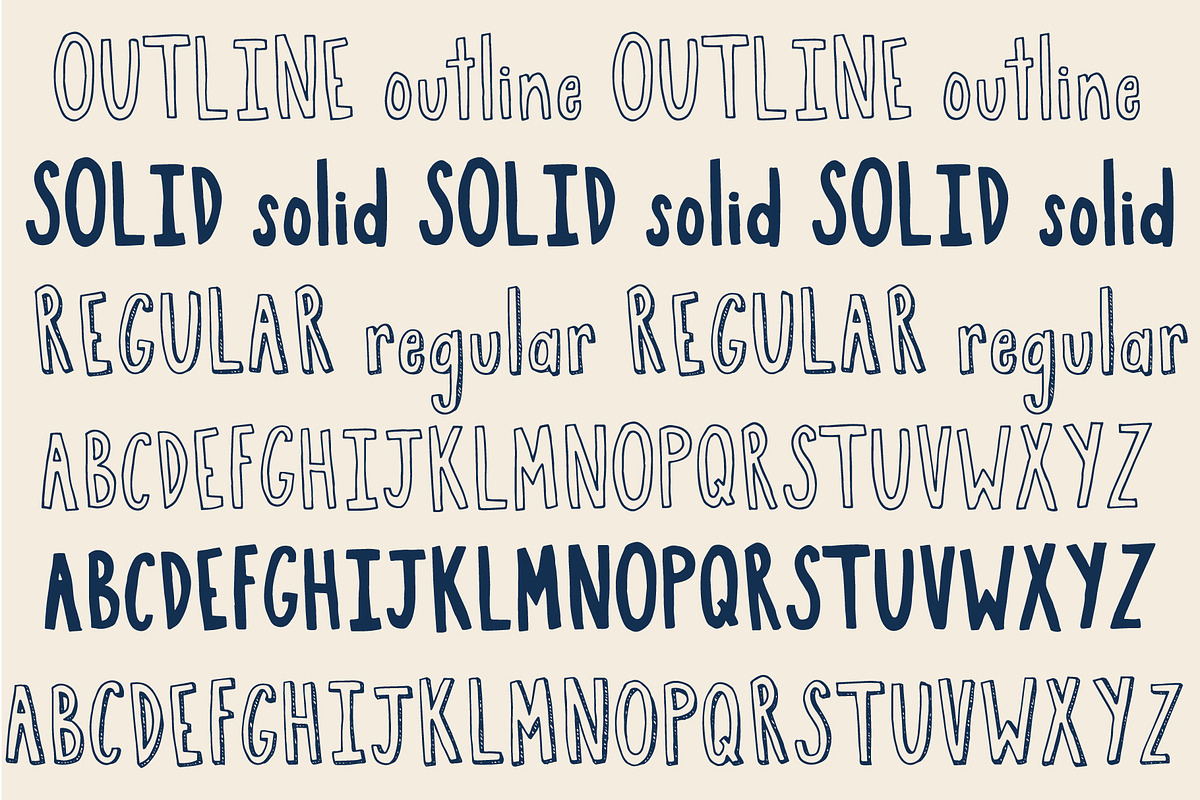 Whimsical Handwritten Font Bundle, a Handwritten Font by Kellie Jayne Studio (Photo 14 of 30)