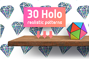 Pop Art Holographic Patterns, a Pattern Graphic by WBS Design (Thumbnail 1 of 8)