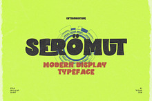 Seromut - Modern Display Typeface