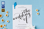 Invitation Template SHR443, an Invitation Template by Shafura_Wedding (Thumbnail 1 of 5)