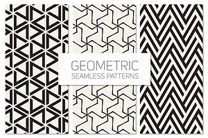 Geometric Seamless Patterns Set 5, a Pattern Graphic by Curly_Pat