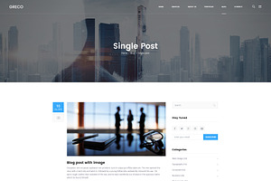 Greco - Business PSD Template