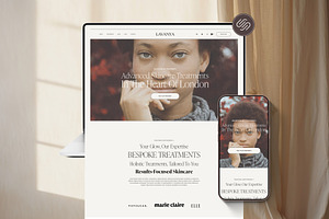 Squarespace 7.1 Website Template