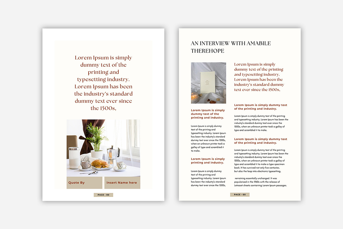 ebook / canva, a Magazine Template by DesignByStore (Photo 4 of 9)