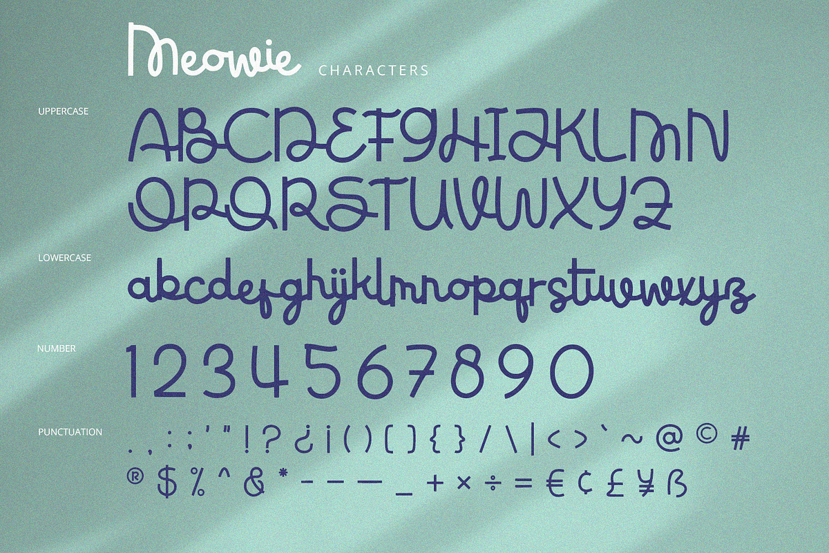 Meowie - Script Font, a Font by Alpaprana (Photo 8 of 10)
