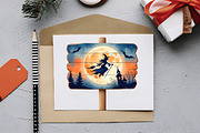 Halloween Wooden Board Sublimation, an Illustration by RobertsArt (Thumbnail 2 of 7)
