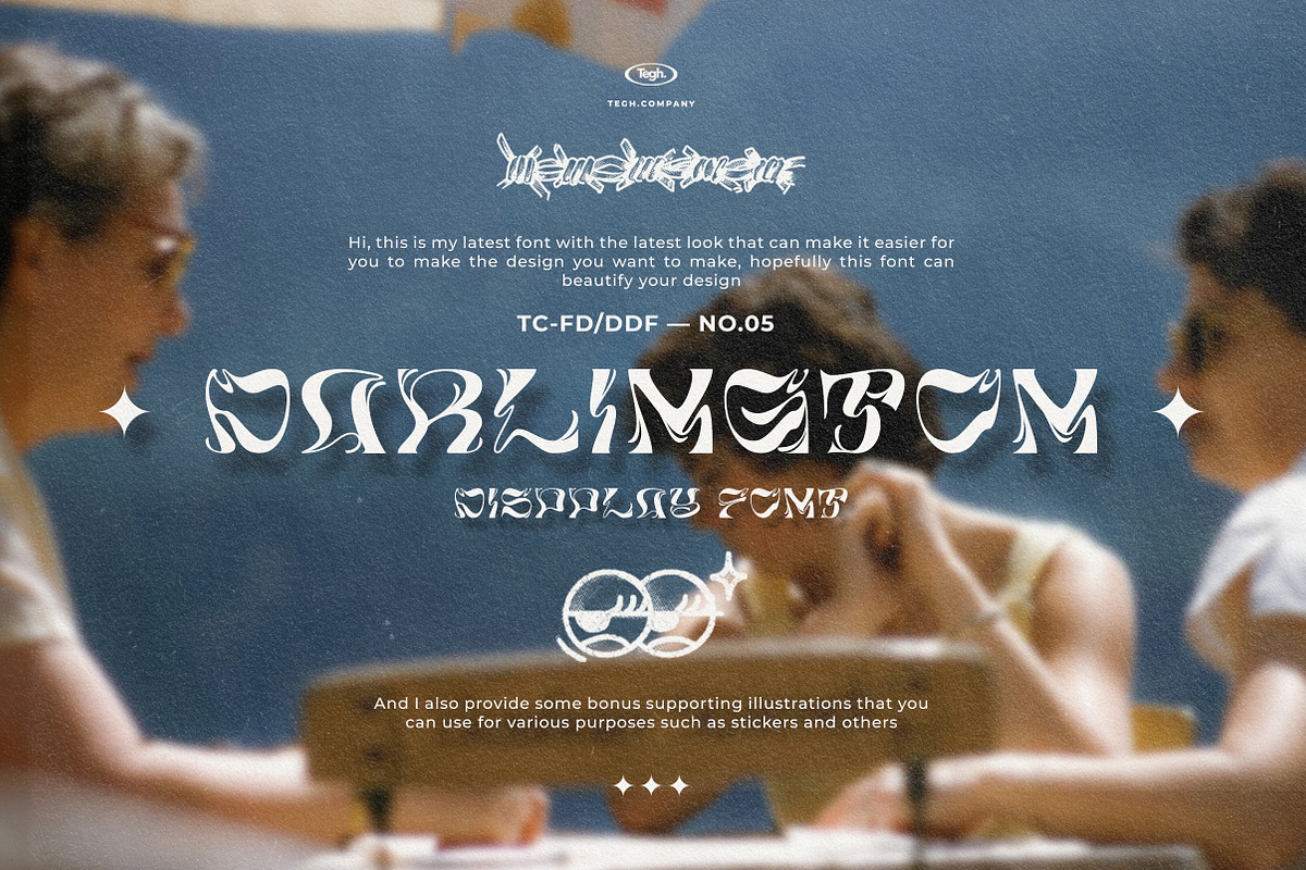 Darlington display font, a Font by Tegh co. (Photo 1 of 12)