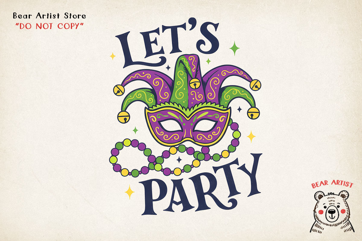 Mardi Gras Hand-drawn PNG Bundle, an Object Illustration by GlitterCraft (Photo 82 of 101)