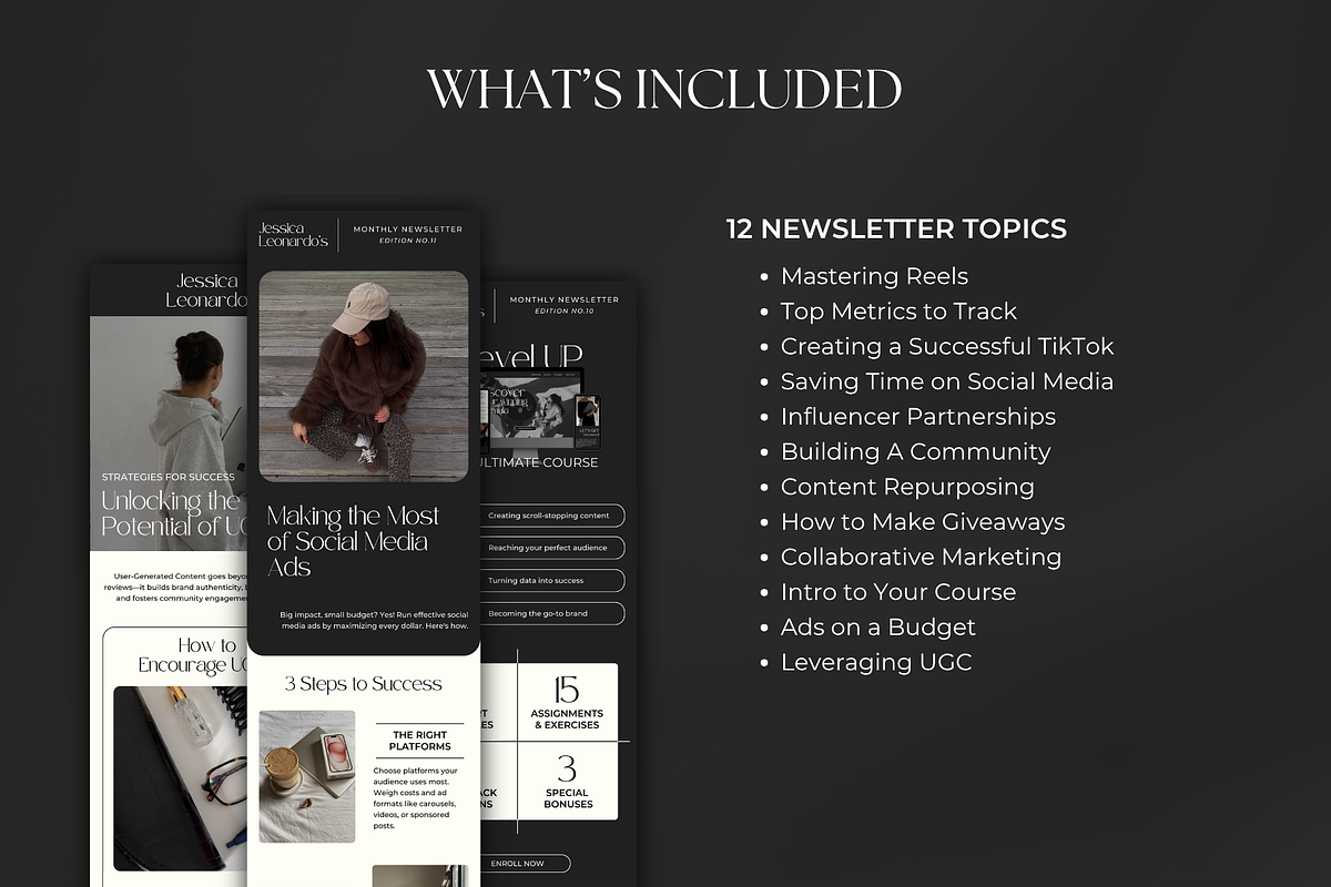 Social Media Manager Newsletters, an Email Template by Meraki Templates (Photo 3 of 9)