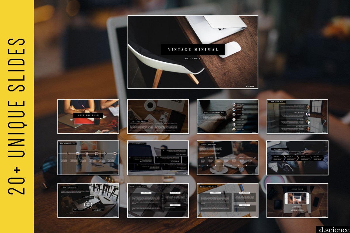 Creative Agency Pitch Deck Template, a Presentation Template by Template Monkey @dscience (Photo 4 of 15)
