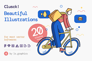 Clusck! Illustration Kit