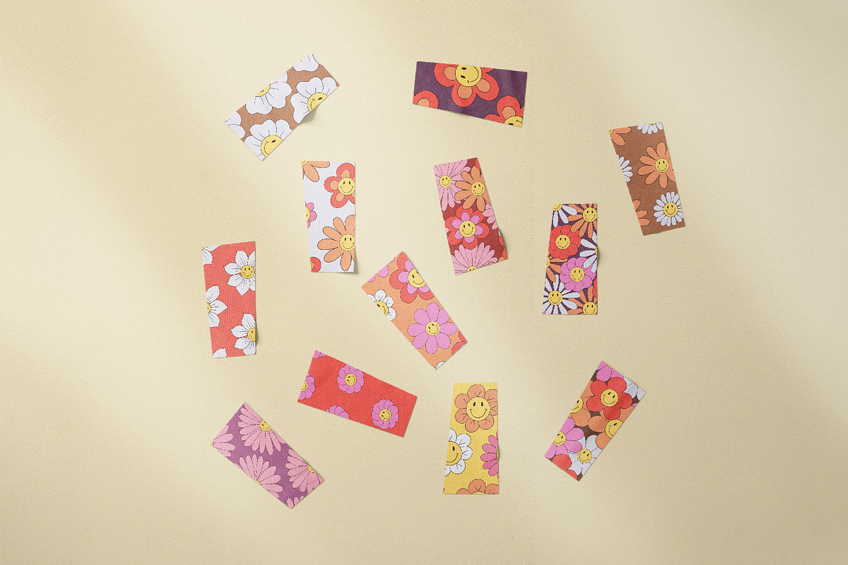 Smiley Flowers Retro Patterns, a Pattern Graphic by Tiger and Flower (Photo 5 of 20)