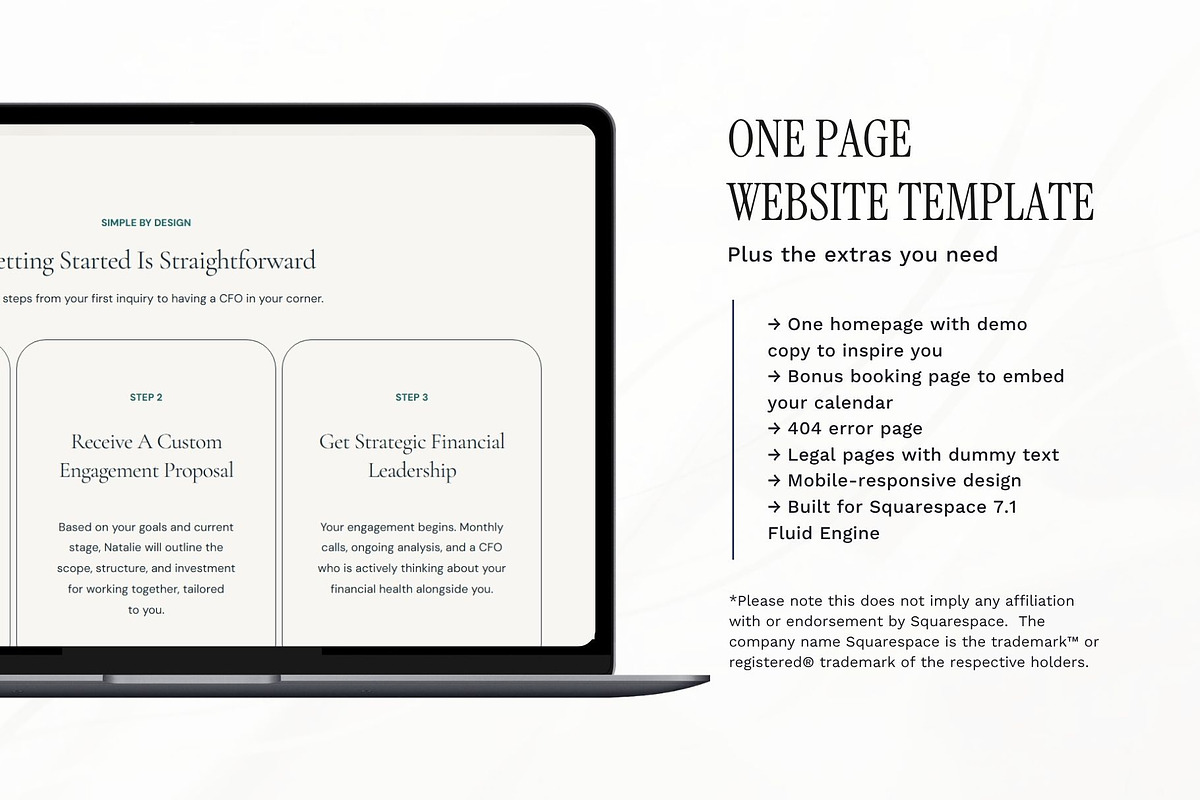 Financial Advisor Website Template, a Squarespace Template by Pretty Boss Designs (Photo 3 of 6)
