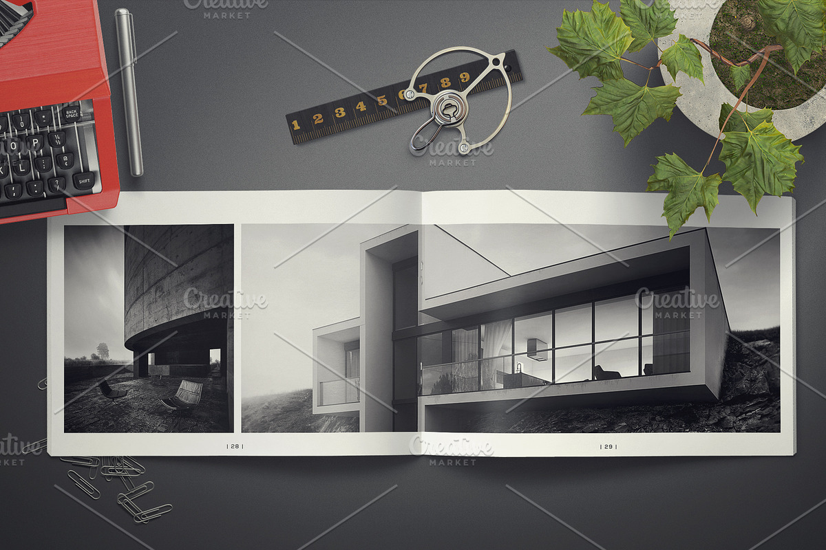 Architecture Landscape Brochure, a Brochure Template by ShapShapy (Photo 15 of 18)