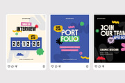 Graphic Designer Hiring - Instagram, a Social Media Template by Izdihaar_Studio (Thumbnail 4 of 4)