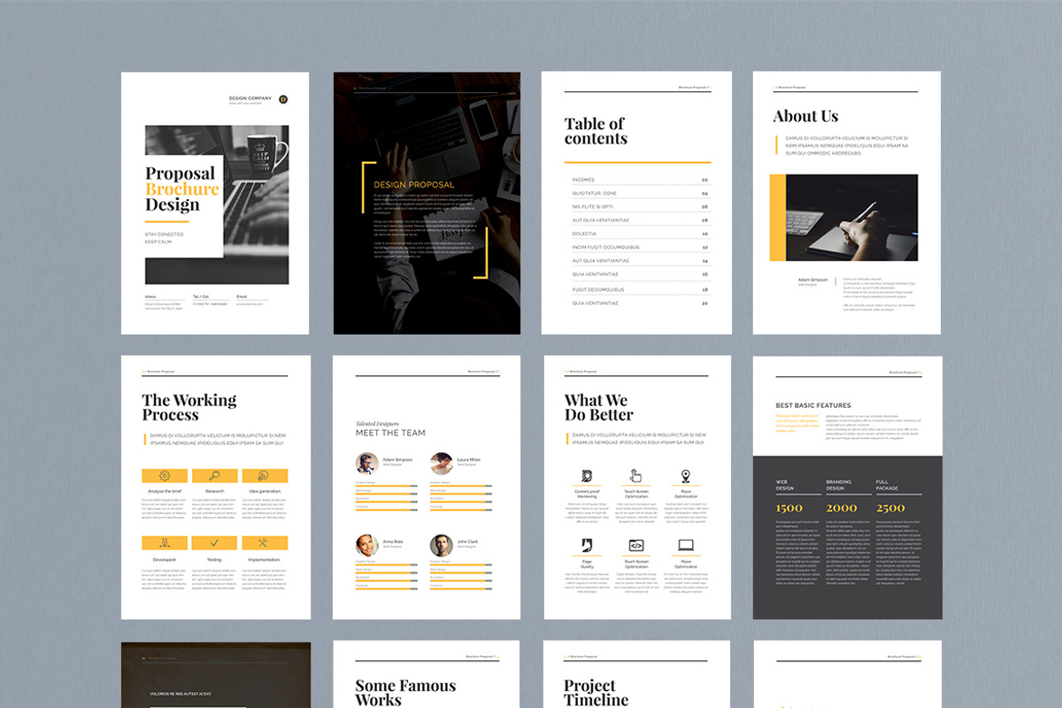 Proposal Brochure, a Brochure Template by Estartshop (Photo 2 of 13)