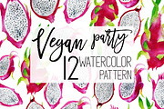 Summer basket! 12 patterns + 67 png, a Pattern Graphic by holaholga (Thumbnail 1 of 15)