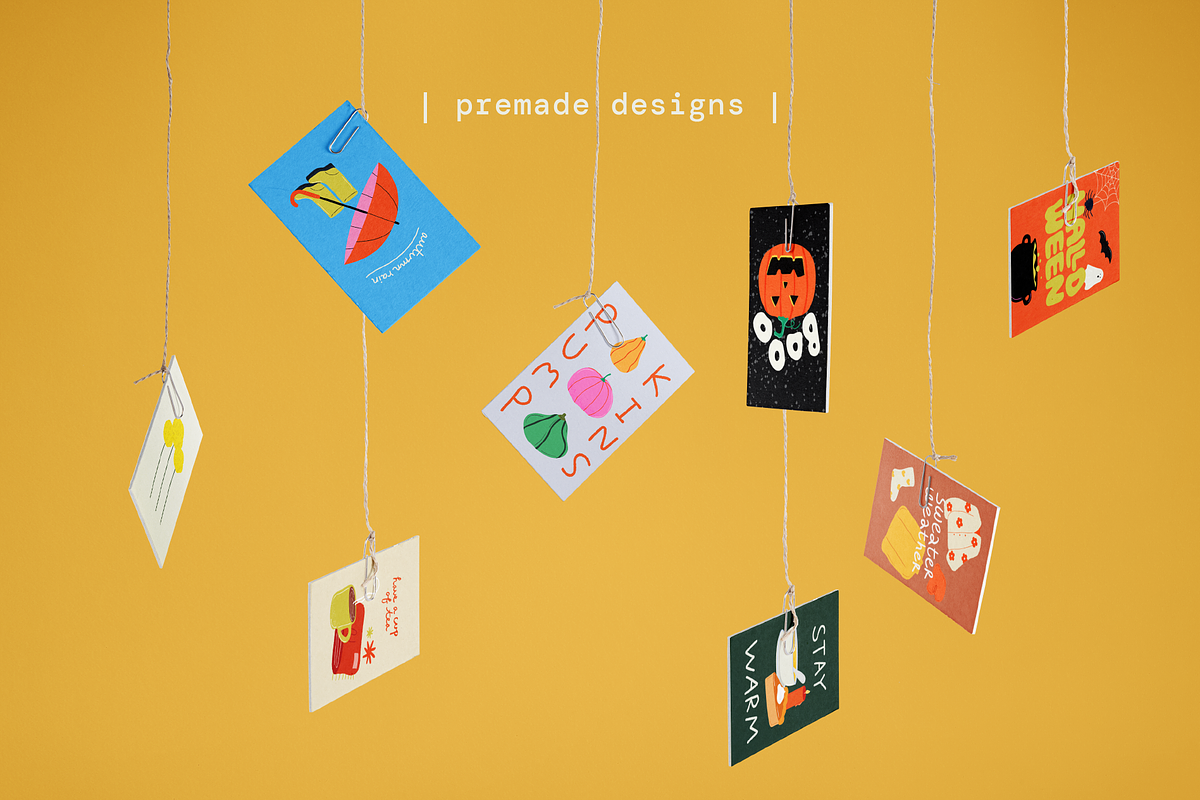 Cozy Autumn Vector Illustrations, a Seasonal Illustration by Seiju Park (Photo 7 of 8)