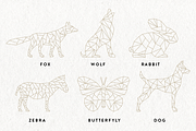 Geometric Animals EPS & PNG, an Animal Illustration by Pixejoo (Thumbnail 3 of 3)