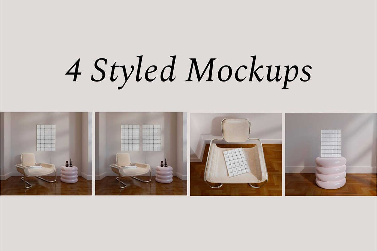 Artwork Mockups Bundle 20 in 1, a Household Mockup by Bonumo (Photo 31 of 41)